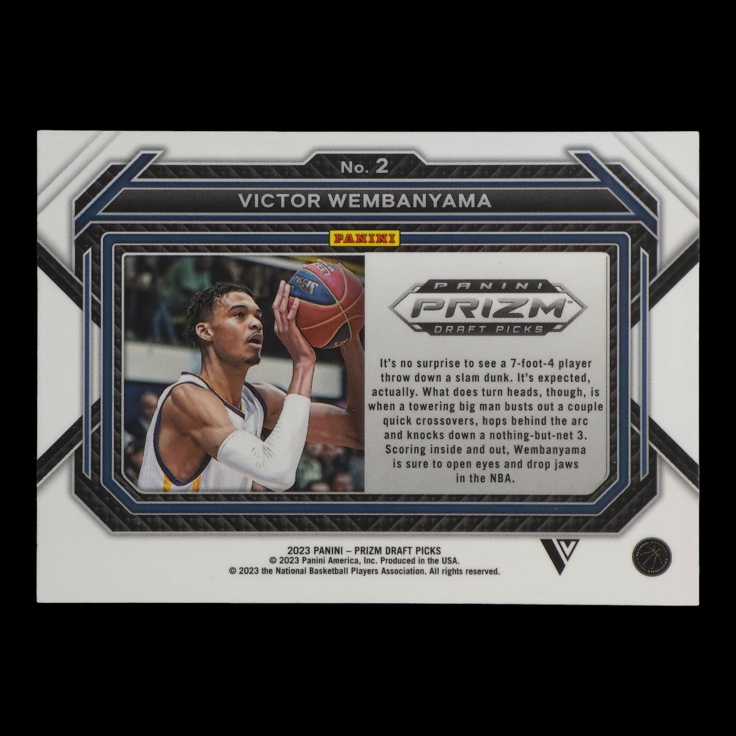 2023-24 VICTOR WEMBANYAMA Rookie Variation Prizm Draft Picks #2