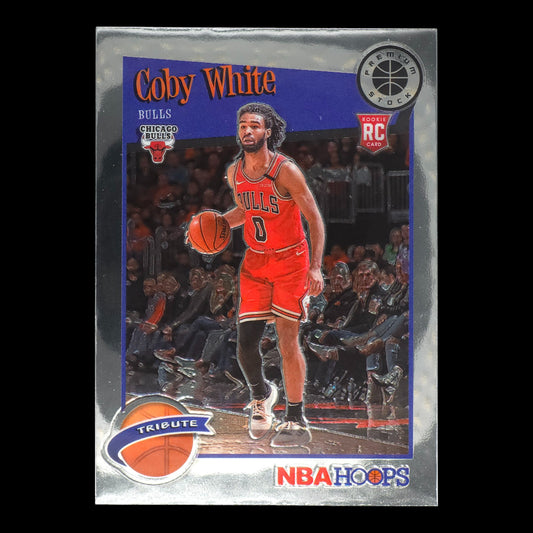 2019-20 COBY WHITE Rookie Tribute Hoops Premium Stock Bulls #295