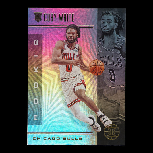 2019-20 COBY WHITE Rookie Base Illusions Bulls #163