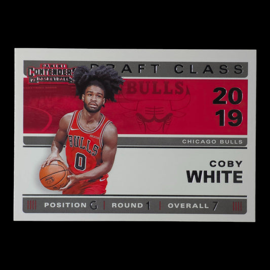 2019-20 COBY WHITE Draft Class Rookie Contenders Bulls #7