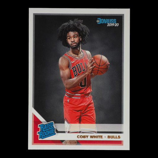 2019-20 COBY WHITE Rated Rookie Donruss Bulls #206