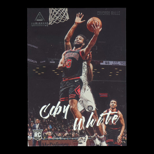 2019-20 COBY WHITE Rookie Luminance Chronicles Bulls #145