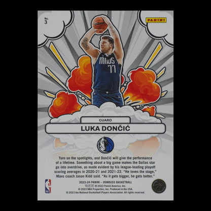 2023-24 LUKA DONCIC Bomb Squad Donruss Mavericks #3