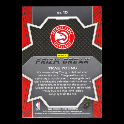 2023-24 TRAE YOUNG Prizm Break Prizm Hawks #10