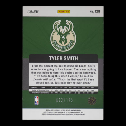 2024-25 TYLER SMITH Rookie Lighting 13/175 Revolution Bucks #128