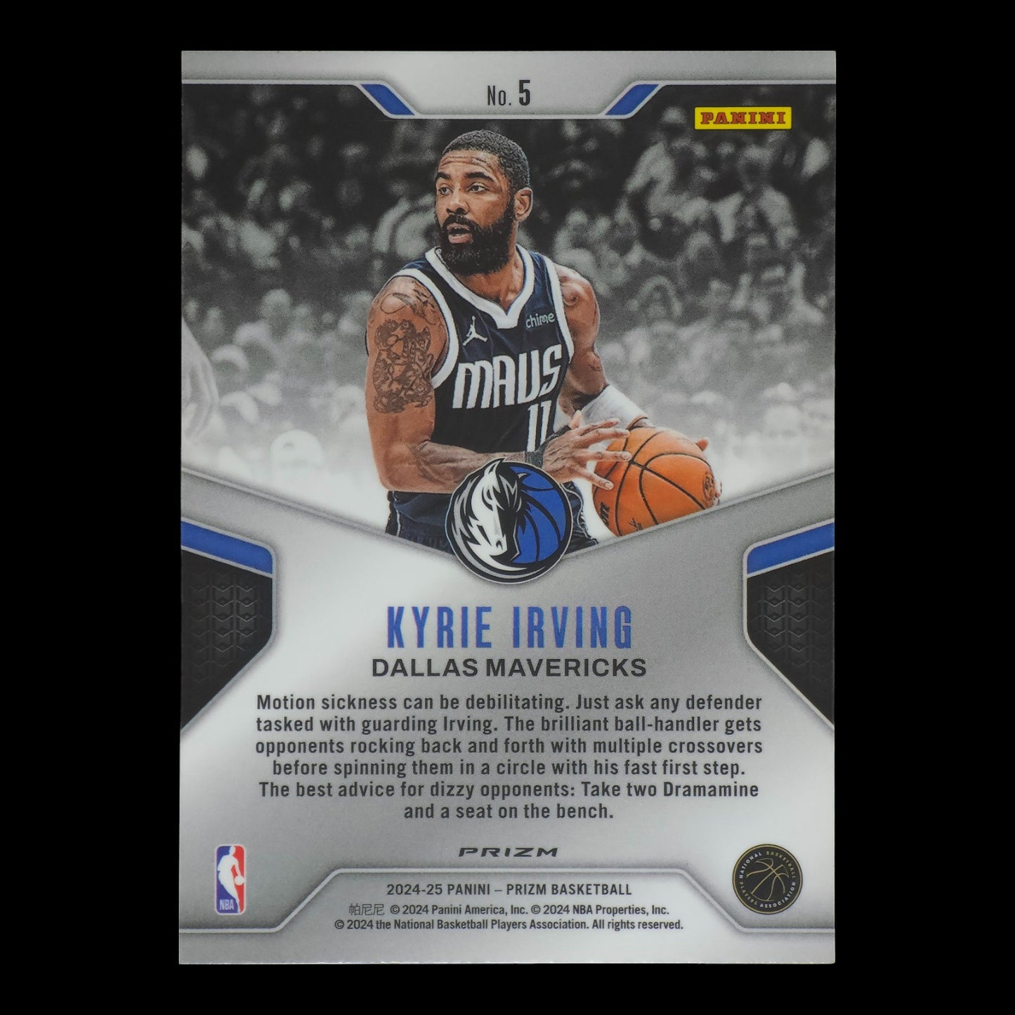 2024-25 KYRIE IRVING Green Dominance Prizm Mavericks #5