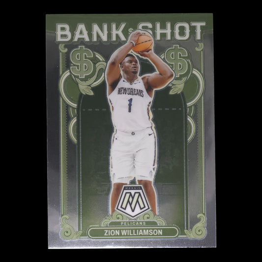2023-24 ZION WILLIAMSON Bank Shot Mosaic Pelicans #9-1