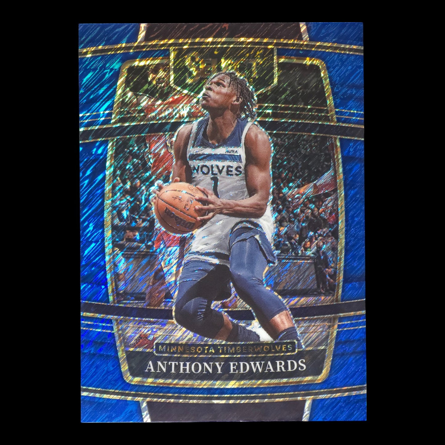 2021-22 ANTHONY EDWARDS Concourse Blue Shimmer Select Timberwolves #49