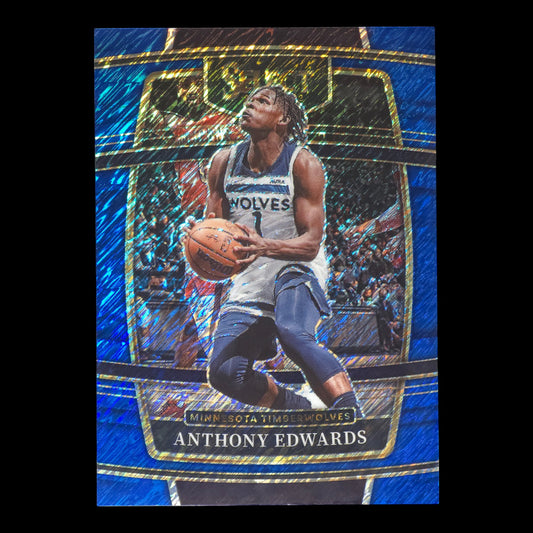 2021-22 ANTHONY EDWARDS Concourse Blue Shimmer Select Timberwolves #49