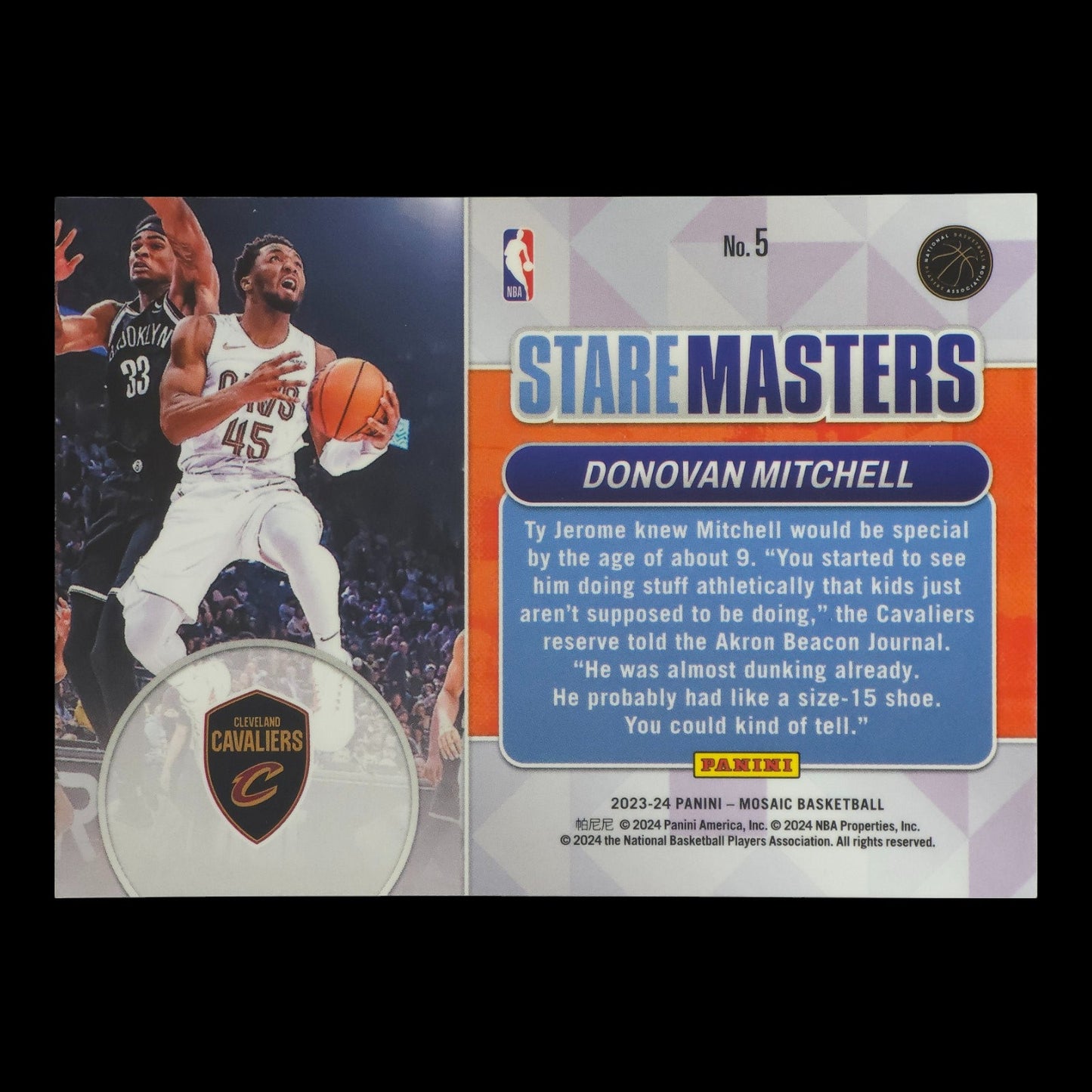 2023-24 DONOVAN MITCHELL Stare Masters Mosaic #5