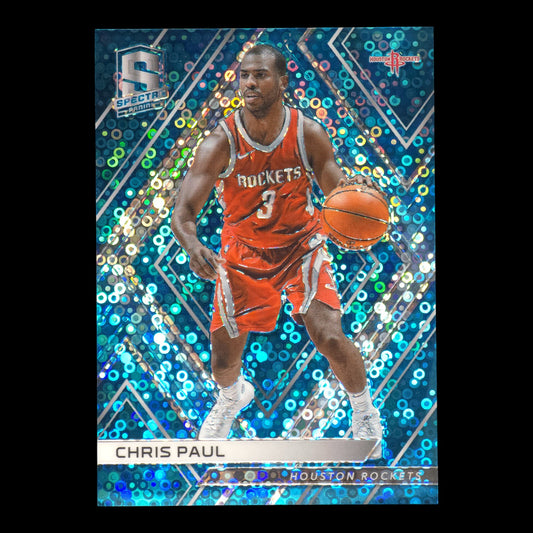 2017-18 CHRIS PAUL Neon Blue 32/99 Spectra Rockets #52