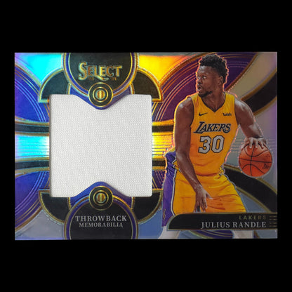 2023-24 JULIUS RANDLE Throwback Memorabilia Game Worn Silver Prizm Select TM-JR