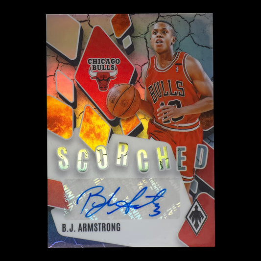 2023-24 B.J ARMSTRONG Scorched Autograph 30/99 Phoenix Bulls SCS-BJA