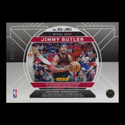2023-24 JIMMY BUTLER Equinox Gear Game Worn 73/249 Obsidian Heat EG-JBU