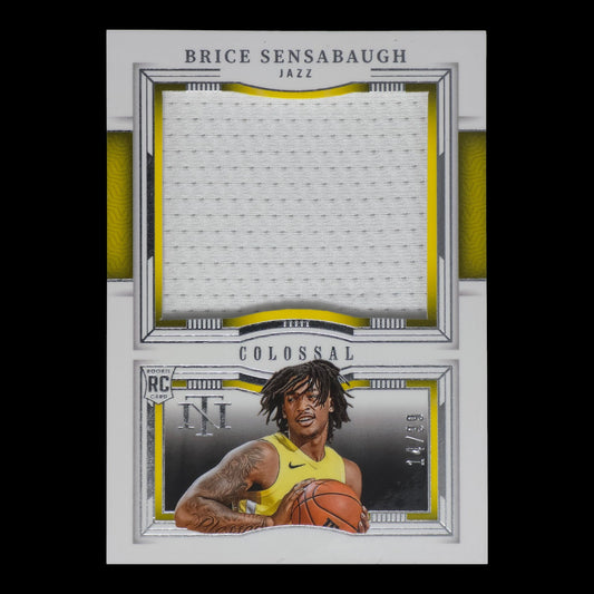 2023-24 BRICE SENSABAUGH Colossal Materials 14/99 National Treasures Jazz CR-SEN