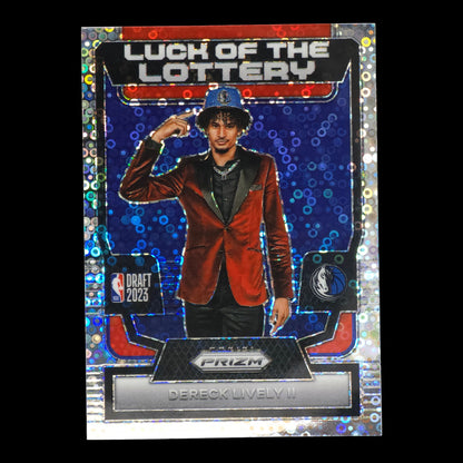 2023-24 DERICK LIVELY II Luck Of The Lottery Disco Prizm Mavericks #8