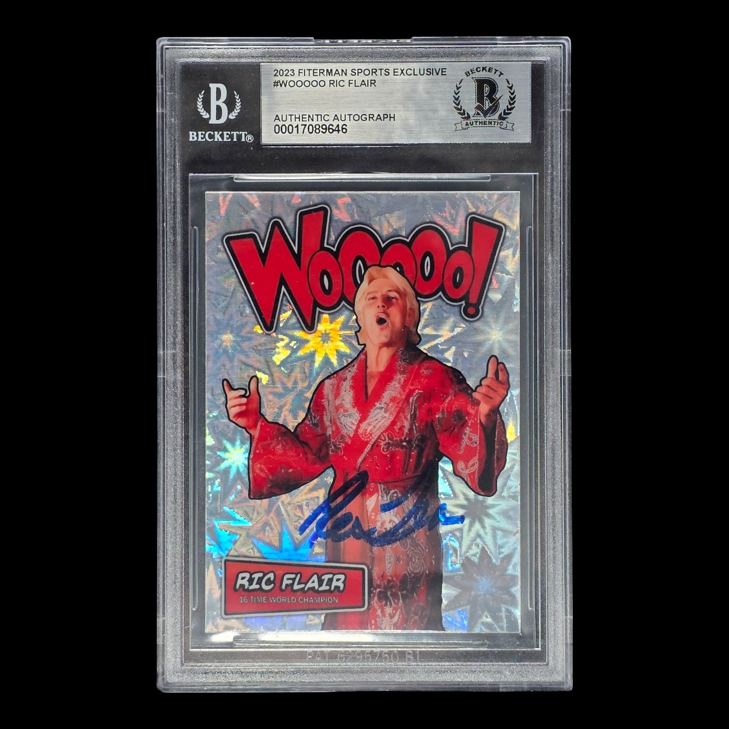 2023 RIC FLAIR FITERMAN Sports Exclusive Auto #WOOOOO BECKETT