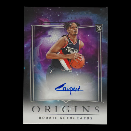 2023-24 RAYAN RUPERT Rookie Signature On Card Origins Blazers RA-RRP