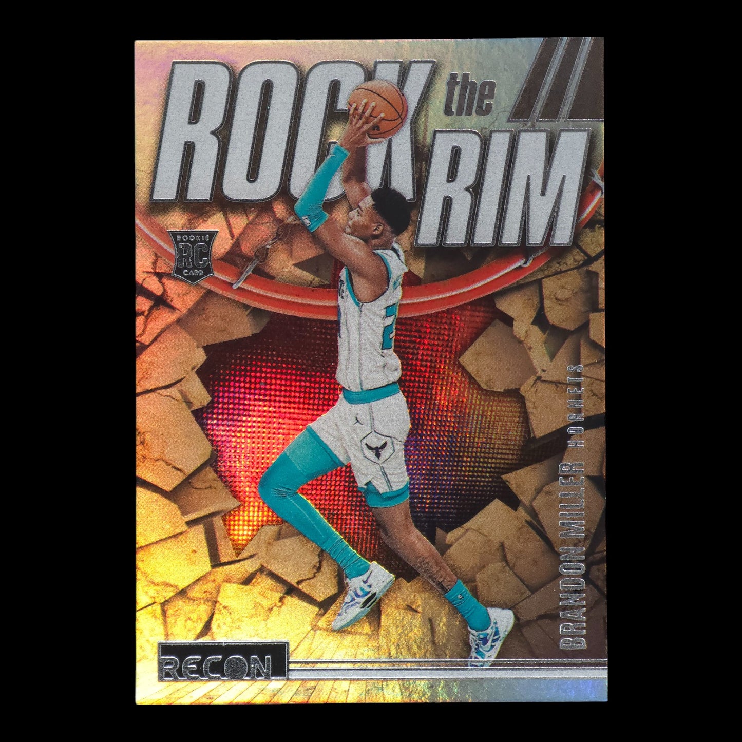 2023-24 BRANDON MILLER Rock The Rim Rookie Recon Hornets #17