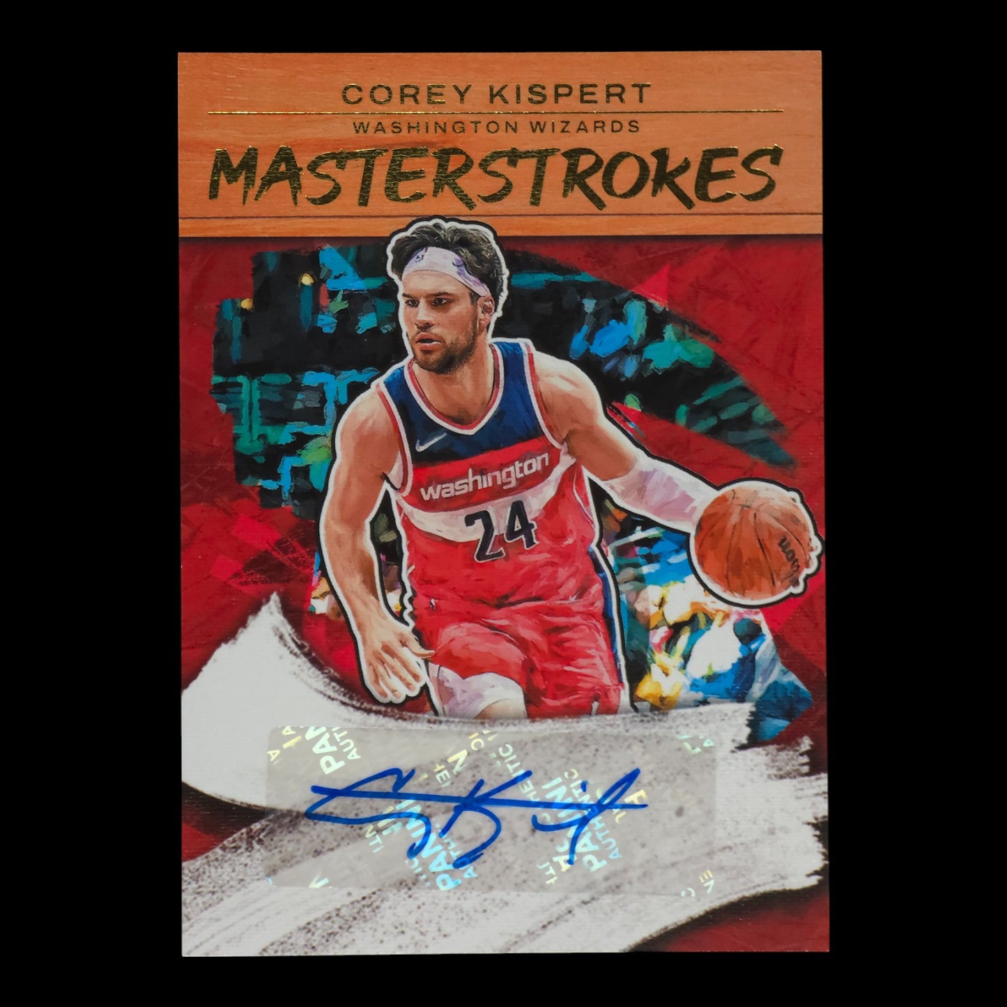 2022-23 COREY KISPERT Masterstrokes Auto 20/75 Court Kings Wizards MS-CKW