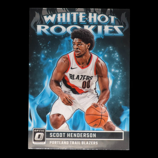 2023-24 SCOOT HENDERSON White Hot Rookies Donruss Blazers #15