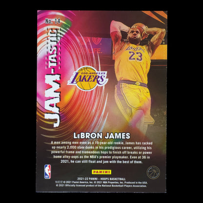 2021-22 LEBRON JAMES Jam-Tastic SP Hoops Lakers #14