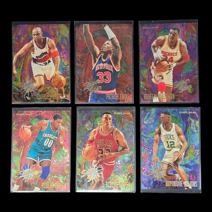 1994-95 Fleer Super Star Complete Set 1-6 Barkley Pippen Wilkins