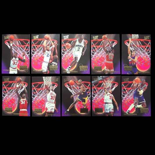 1993-94 Fleer Ultra Inside Out Complete Set 1-10  Jordan, Pippen