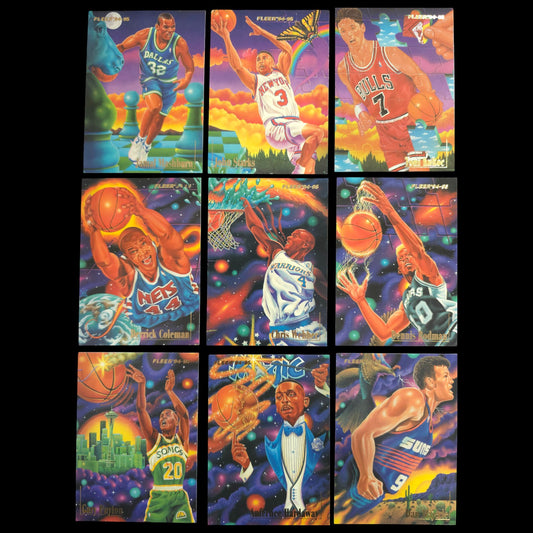 1994-95 Fleer Pro-Vision Complete Set 1-9 Gary Payton Anfernee Hardaway - 1