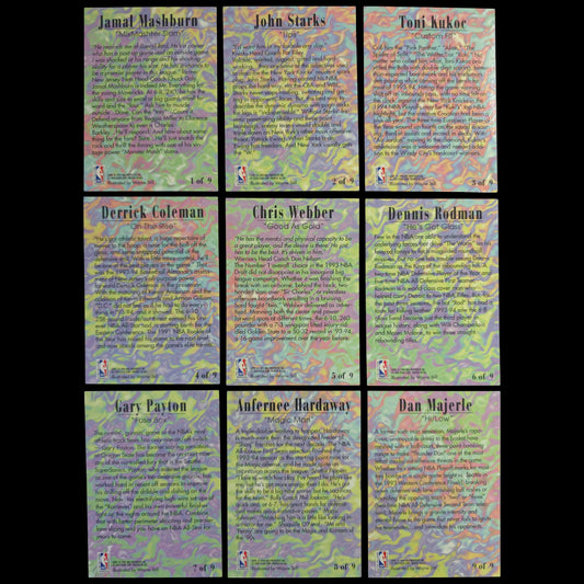 1994-95 Fleer Pro-Vision Complete Set 1-9 Gary Payton Anfernee Hardaway - 1