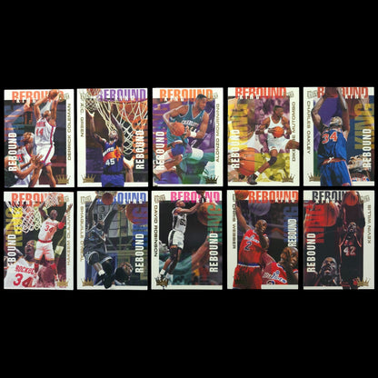 1994-95 Fleer Ultra Rebound King Complete Set 1-10 - 2