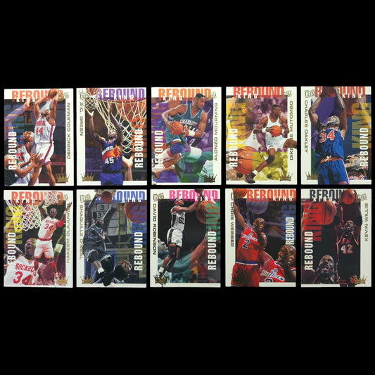 1994-95 Fleer Ultra Rebound King Complete Set 1-10 - 2