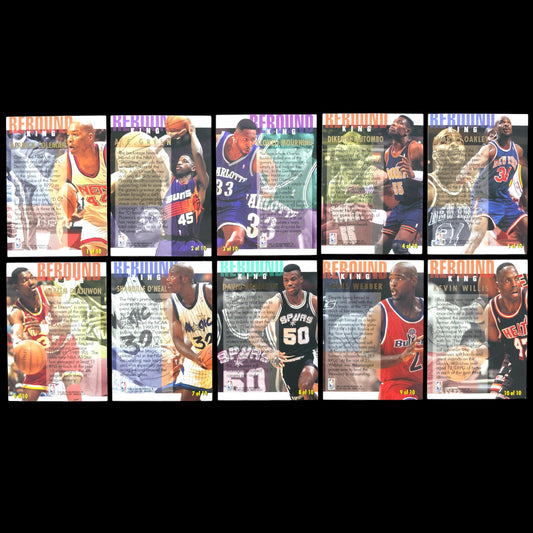 1994-95 Fleer Ultra Rebound King Complete Set 1-10 - 2