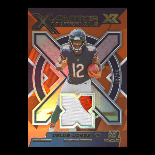 2022-23 VELUS JONES JR. Rookie X-Factor Materials 6/25 Bears XFM-VJJ