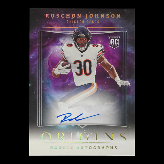 2023-24 ROSCHON JOHNSON Rookie Autographs On Card Origins Bears RARJO
