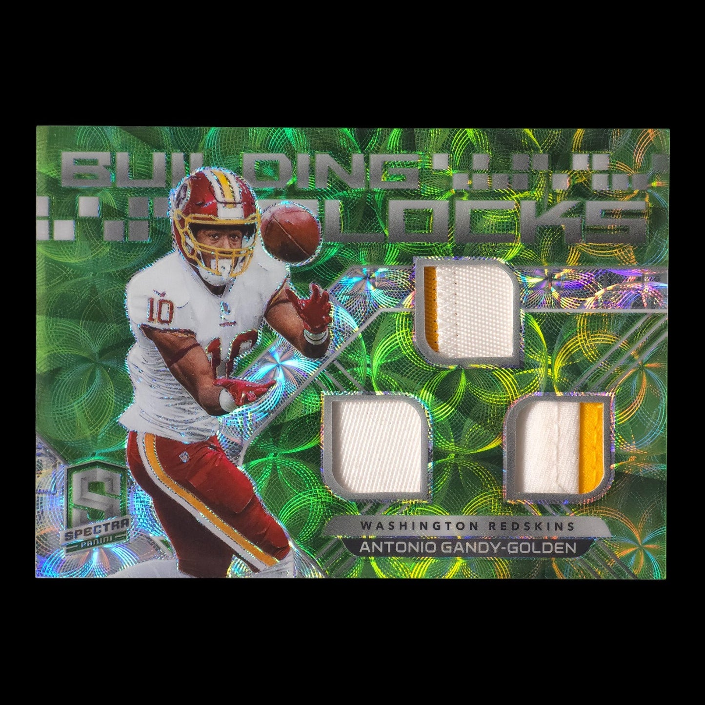 2020-21 ANTONIO GANDY-GOLDEN Building Blocks Neon Green 24/25 Spectra