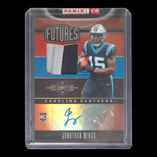 2023-24 JONATHAN MINGO Futures Patch Autographs 53/100 Legacy FAPS-14