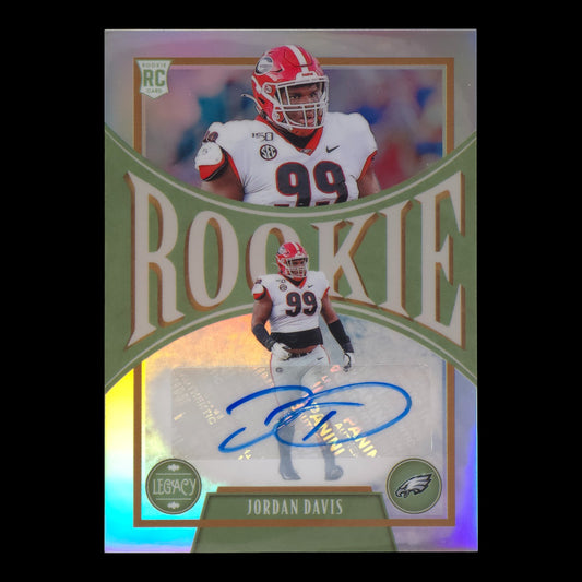 2022-23 JORDAN DAVIS Rookie Autograph Legacy Football #187