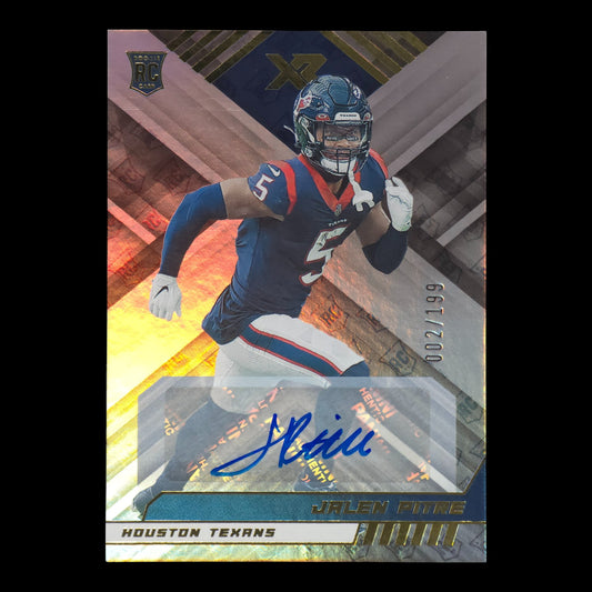 2022-23 JALEN PITRE Rookie Auto XR Football 2/199 #192