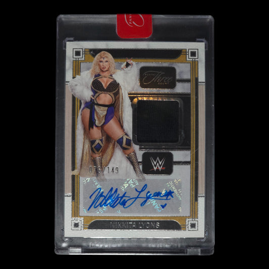 2024 NIKKITA LYONS Memorabilia Autographs 76/149 Panini Three Count MA-NKL