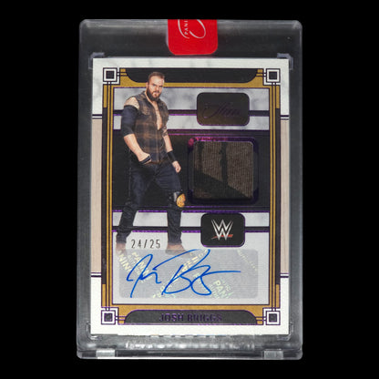 2024 JOSH BRIGGS Memorabilia Autographs Purple 24/25 Panini Three Count MA-JBR