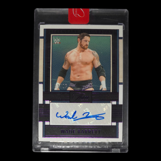 2024 WADE BARRETT Legendary Autographs Purple 1/25 Panini Three Count LA-WBR