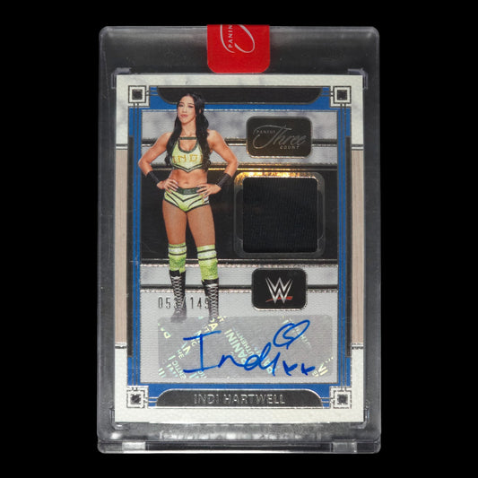 2024 INDI HARTWELL Memorabilia Autographs 53/149 Panini Three Count MA-IHW