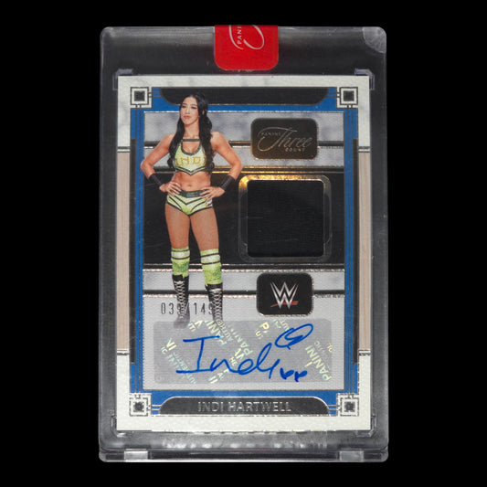 2024 INDI HARTWELL Memorabilia Autographs 39/149 Panini Three Count MA-IHW