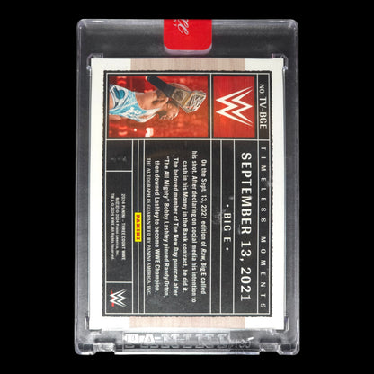 2024 BIG E Purple Timeless Moments Autographs 41/49 Panini Three Count TV-BGE