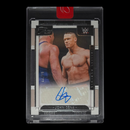 2024 JOHN CENA Timeless Moments Autograph 64/99 Panini Three Count TV-JCN