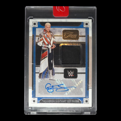 2024 CODY RHODES Patch Auto 66/99 Smack Down Panini Three Count MA-CRD