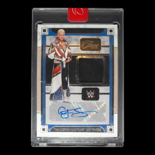 2024 CODY RHODES Patch Auto 66/99 Smack Down Panini Three Count MA-CRD