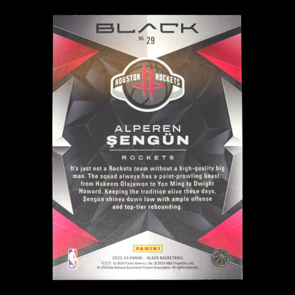 2023-24 ALPEREN SENGUN Rookie Amethyst 3/15 Black Rockets #29