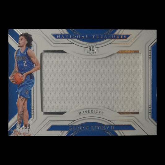 2023-24 DERICK LIVELY II Rookie Jumbo Materials 85/99 National Treasures RJM-DLV